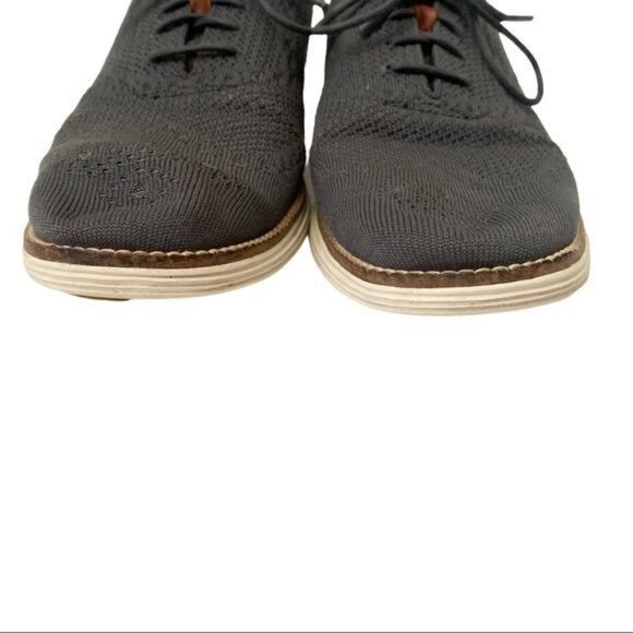 Cole Haan ØriginalGrand Wingtip Oxford Knit Lace Up Sneaker Shoes - Picture 5 of 11